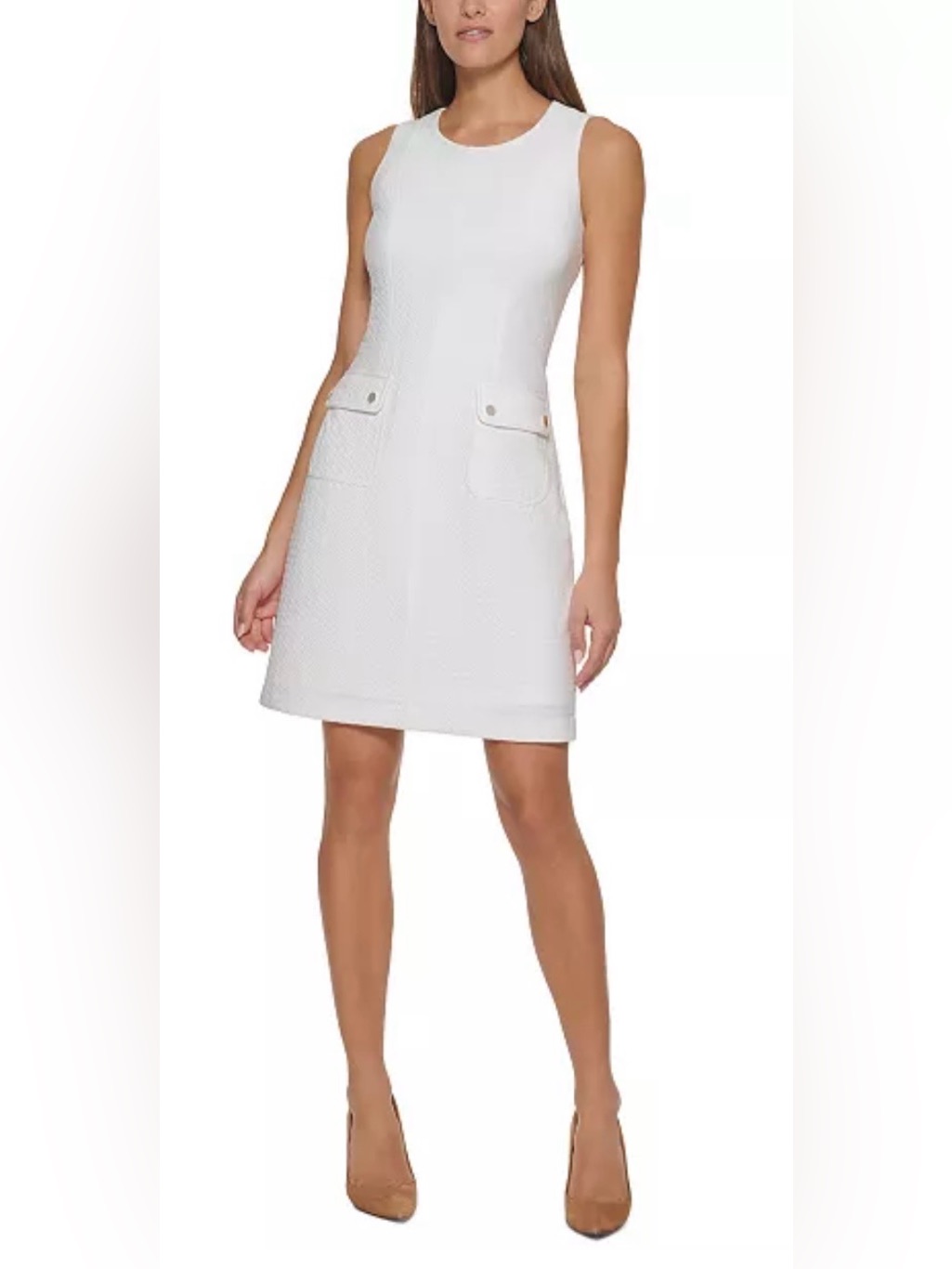 Tommy Hilfiger Petite Knit Sheath Dress (0199)